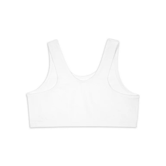 2-pack cotton NWT beginner sport bras, Rose / white, 1pc straps r NOT adjustable - Picture 15 of 15